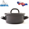 Smaltovaný randlík s pokrievkou 28 cm - 8,5L - Beryl - česká výroba (Český smaltovaný kastról)