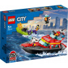 LEGO City 60373 Loď hasičská