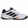Juniorská obuv Adidas Barricade K - white/core black - Biely (38 2/3)