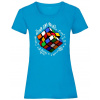Rubik – čo na tom nevieš - Azúrovo modrá , Dámske , L