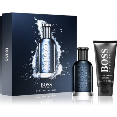 Hugo Boss BOSS Bottled Infinite, Darčeková sada, Pánska vôňa, parfémovaná voda 50ml + sprchový gél 100ml