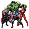 CUKROVÁ TLAČ jedlý obrázok na tortu Cukrová hmota Spider-man HULK Avengers #9