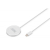 DIGITUS Bezdrátová nabíjecí podložka, magnetická 15W, kompatibilní s MagSafe