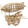 Robotime 3D drevené mechanické puzzle Vzducholoď 229 ks