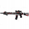 ASG Machine Rifle Sklepllki 2in1 laser bezpečná elektrická pištoľ (2in1 laserový bezpečnostný puškový gél guľôčkový guľôčkový pištoľ)