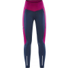 Dámské zateplené legíny CRAFT ADV Essence Warm Tights modrá s růžovou Velikost: L