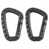 KARABÍNKA ABS 7 mm x 8.5 cm ČIERNA