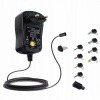 UNIVERZÁLNA SIEŤOVÁ NABÍJAČKA S NASTAVITEĽNÝM NAPÁJACÍM ZDROJOM 3-12 V USB 12 W, 9 KONCOVIEK