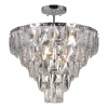 EUlight Luster Chelsea II, 1x krištáľové tienidlo, (fi 50cm), ch