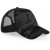 BEECHFIELD B 694 CAMO / 5 panelová Trucker šiltovka - midnight camo Univerzálna