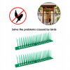 Príslušenstvo pre záhradné náradie - Zelená protiplastická stena (Zelený plastový plot s hrotmi na stenu proti vtákom)