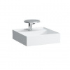 Laufen Kartell - Umývadielko na dosku 46x46 cm, s 1 otvorom na batériu, s LCC, biela H8153314001111