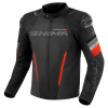 Textilná motocyklová bunda Shima Solid 2.0 veľ. XL čierno-červená