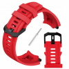 Remienok ChronSmarta pre hodinky Amazfit T-REX 2, červený gumový náramok 28 mm