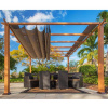 Paragon Outdoor Florida 11x11 hliníkový pavilón, svetlohnedá 350x350x235 cm