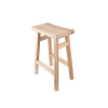 Van der Leeden Stolička barová WOO, prírodná, TEAK, 42X28x54cm (DOPREDAJ)|Van Der Leeden 1915