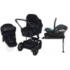 Easywalker Harvey5 Air 3v1 Midnight Black Hlboká vanička Cybex Aton B2 i-Size Základňa k autosedačke