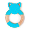 Bo Jungle BTeether Animal Wood Blue Fox modrá