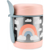 SKIP HOP Spark Style Termoska na jedlo s lyžičko/vidličkou Dúha 325 ml, 12 m+