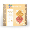 CONNETIX Sada 2 magnetických podložiek Pastel oranžová a žltá