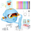 Programovateľný robot pre deti, modrý, na batérie, 3+