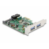 Delock 90096 karta PCI-Express USB 3.2 (Gen 1x1) PCIe; 90096