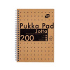 Špirálový zošit, A5, linajkový, 100 listov, PUKKA PAD 
