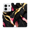 Flipové pouzdro Mobiwear - Xiaomi Redmi Note 13 Pro 5G / Poco X6 5G - VP35S Černý a zlatavý mramor (Knížkové flip pouzdro, obal, kryt na mobil Xiaomi Redmi Note 13 Pro 5G / Poco X6 5G - VP35S Černý a