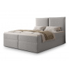 Wilsondo Čalúnená boxspring manželská posteľ Seleno 180x200 - svetlosivá