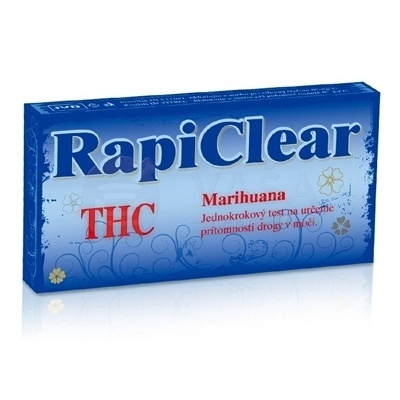 RapiClear THC (Marihuana) IVD, test drogový na samodiagnostiku 1x1 ks