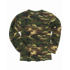 Mil-Tec tričko maskáčové, dlhý rukáv - WOODLAND US, S