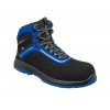 BENNON TRON ESD NM BLUE HIGH / Bezpečnostná členková obuv S1PS CI SR ESD NM - čierna/modrá 46