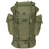 Vojenský batoh MFH 30253B 61-80 L Khaki (Dvojitá plošina s podložkami modrých borovíc)