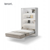 Dig-net nábytok Sklápacia posteľ Lenart BED CONCEPT BC-02 biela | 120 x 200 cm