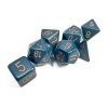Sada kociek na RPG: Chessex - Blue Copper Opaque (7 ks)