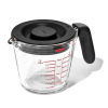 OXO Good Grips 0,5 l - sklenená kuchynská odmerka s pokrievkou