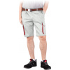 Reis LAND WC pánske kraťasy White/Red S-3XL