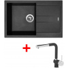 Sinks Amanda 780 Metalblack + Mix 3 P GR