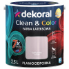 Farba na - DEKORAL CLEAN & COLOR himalájsky cukor 2,5L (Farba na - DEKORAL CLEAN & COLOR himalájsky cukor 2,5L)