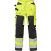 Fristads Výstražné pracovné nohavice 2025 PLU 52, Výstražná žltá-Čierna