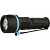 Emos P3862, Baterka, Čierna, Modrá, Plast, Guma, LED, 1 lámp, 3 W
