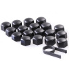 101-926 Sada krytiek pre skrutky kolies 19mm - čierne