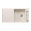 Blanco Axia III XL 6 - Silgranitový drez, 100x51 cm, s ovládaním odtoku a príslušenstvom, InFino, jemná biela 527052