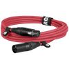 Rode XLR3M-R XLR prepojovací kábel 3 m červená; 400832816