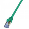 LogiLink Patch kábel kat.6A S/FTP PIMF 0.25m zelený CQ3015S