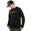 Fox Tričko Long Sleeve Black Camo T Shirt