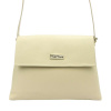 Dámska kožená kabelka MiaMore 01-051 DOLLARO Beige Crossbody Purse