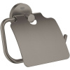 GROHE Essentials držiak toaletného papiera s krytom, kartáčovaný tmavý grafit, 40367AL1