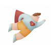 CUKROVÁ TLAČ jedlý obrázok na tortu Cukrová hmota Superman 5 + MENO TEXT