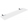 Nimco Polica do kúpeľne a sprchy 50 cm – sklo kov Kibo Ki-14091B-50-26
